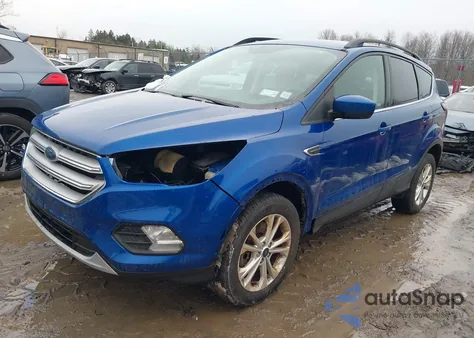 2018 Ford Escape Se z USA, uszkodzony, nr VIN 1FMCU9GD8JUA81267